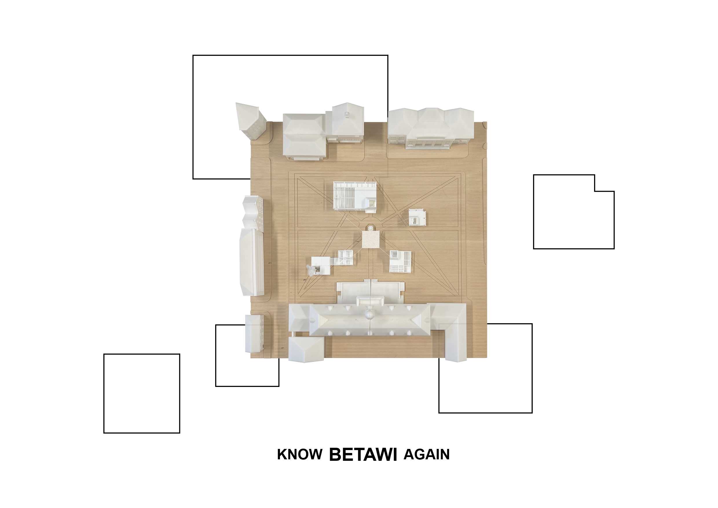 The Betawi people, who emerged with colonization as the indigenous people of Jakarta, were marginalized with independence. By establishing a project in the historically significant Taman Fatahillah, rediscovering the Betawi people.