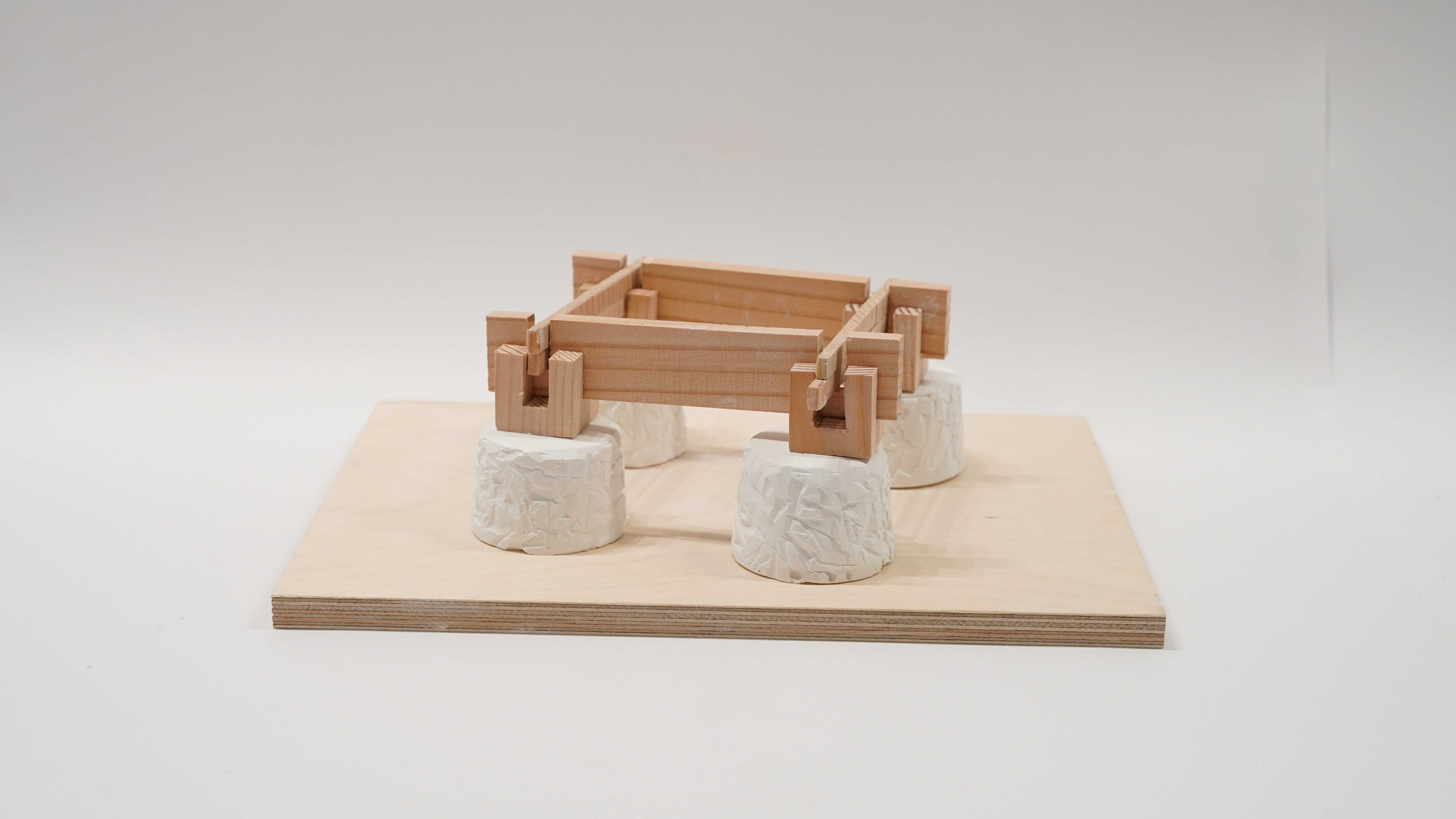 Conceptual Model Showcasing Roofing Joinery