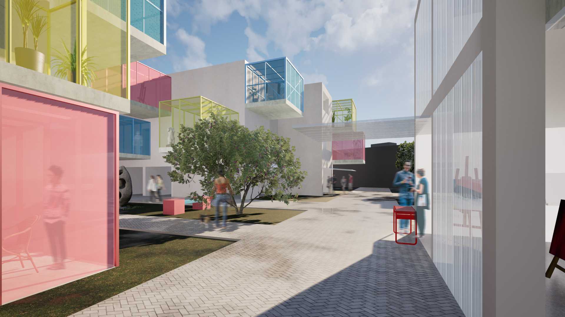 Fragmented spaces as a social catalyst: Artist residence + museum in the heart of Green Square