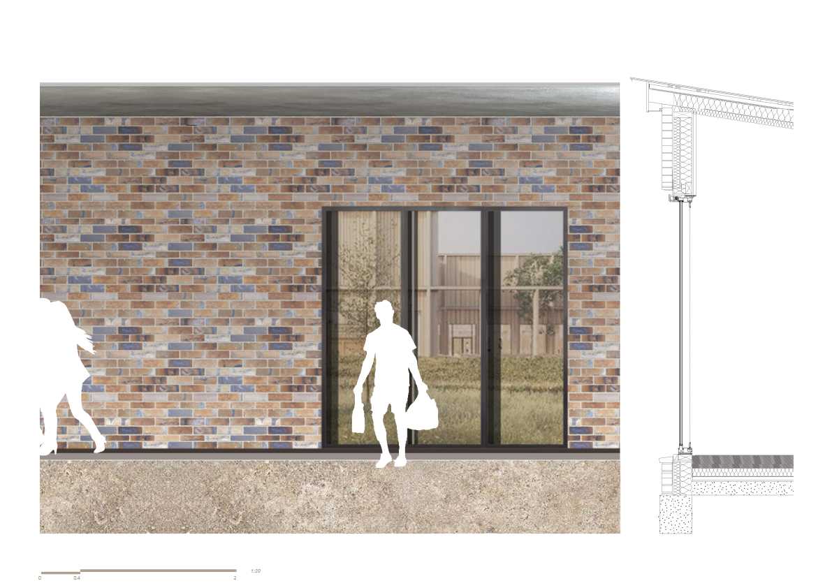 Detail Drawing of the Co-Living Space Building