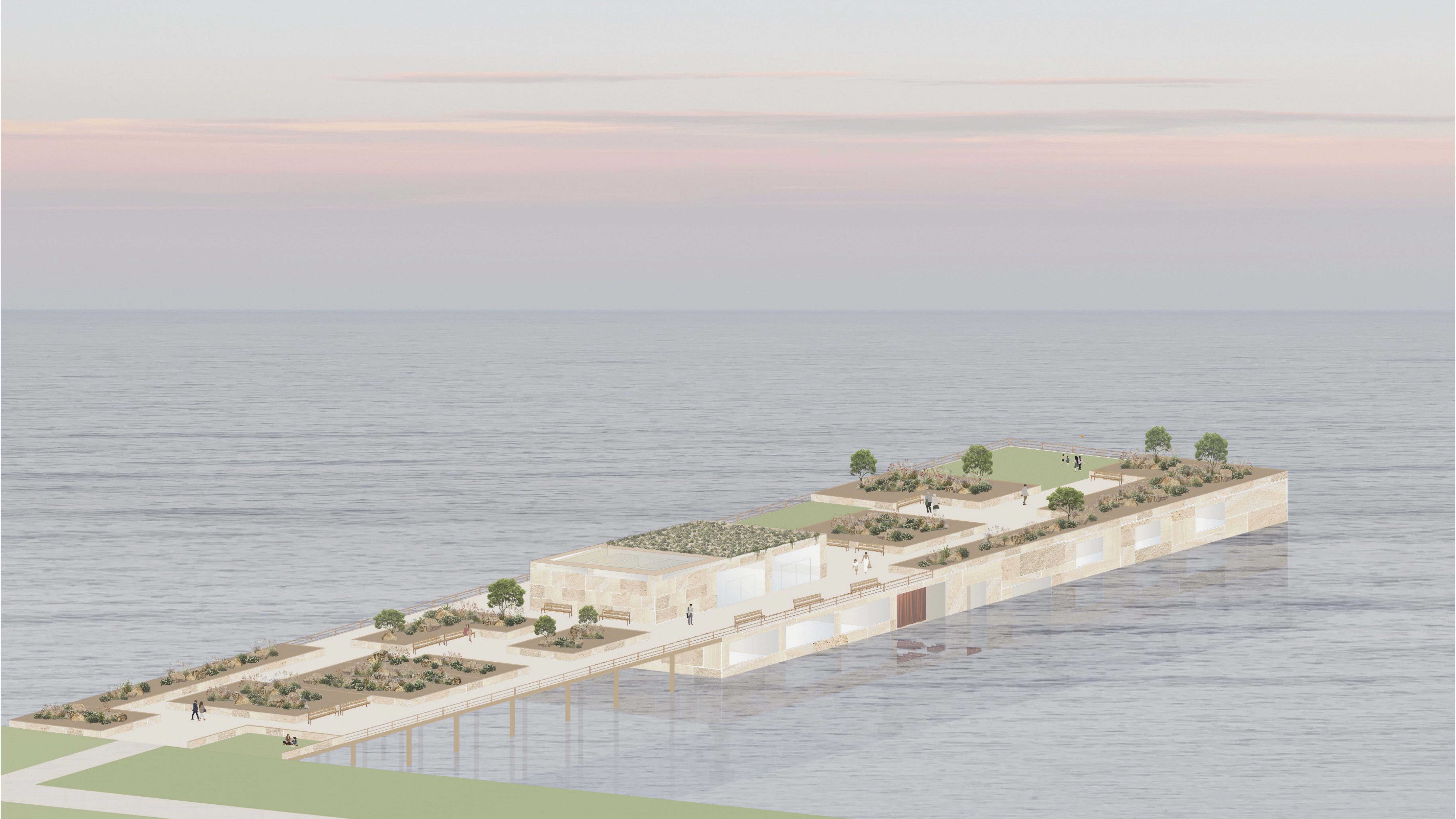 The aim of the proposal was always to create a structure that is at home in its surroundings and acts as an extension of the park.