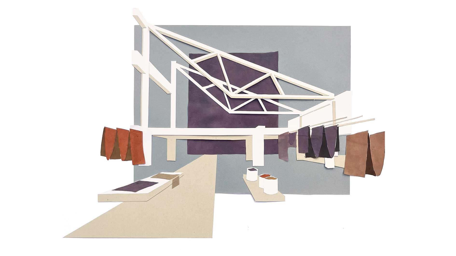 The scheme provides space for the messy, creative functions that would usually take place in garages and spare rooms, which are lost in high-density living, bringing these domestic creative practices into the public realm.
