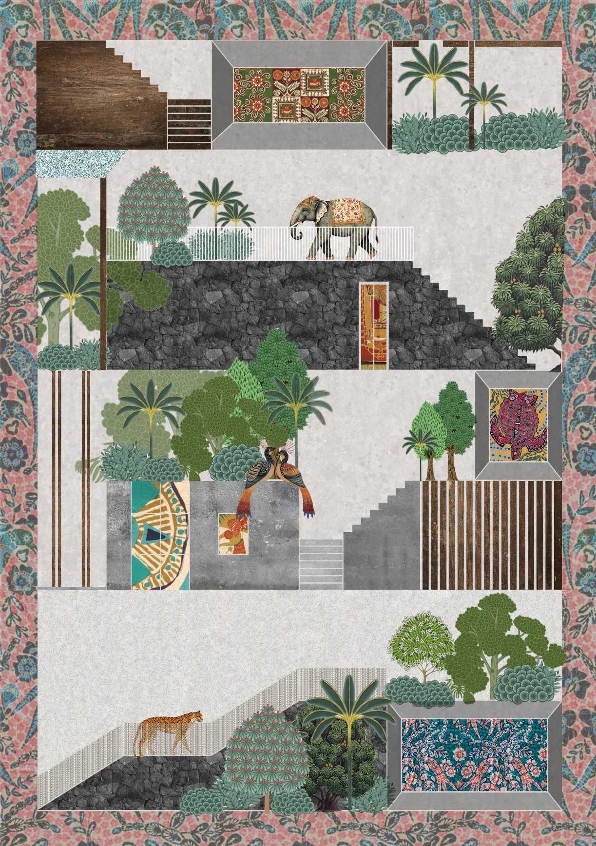 The embassy as a cultural palimpsest, this thesis explores layered narratives—where time, identity, and memory converge, creating a space of discovery that bridges history and contemporary diplomacy.