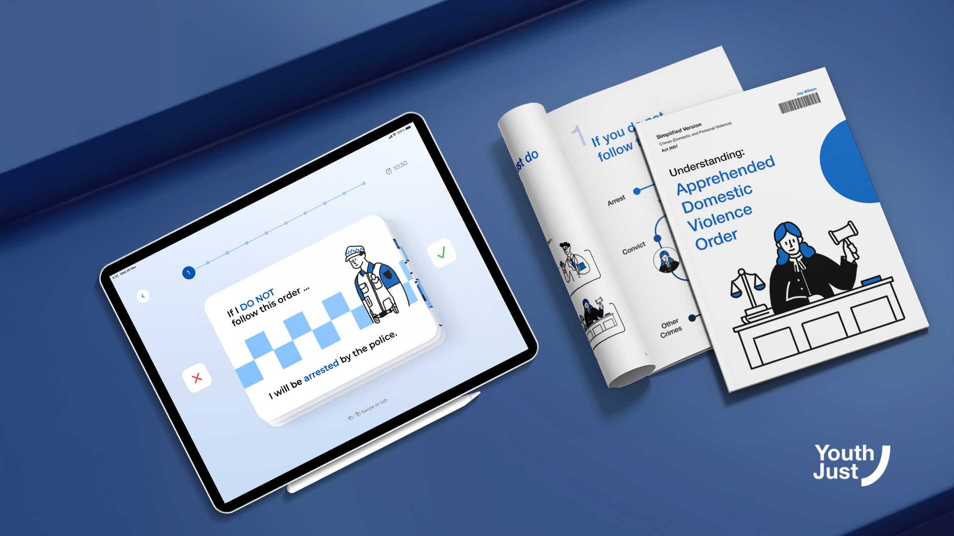 Youth Just digital platform and simplified legal forms help enhance youth legal awareness.