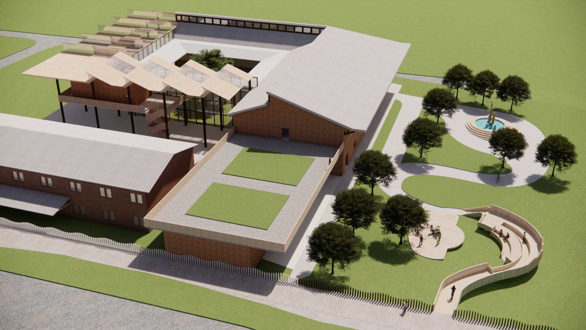 Render Image of Creative Healing Centre Project Design