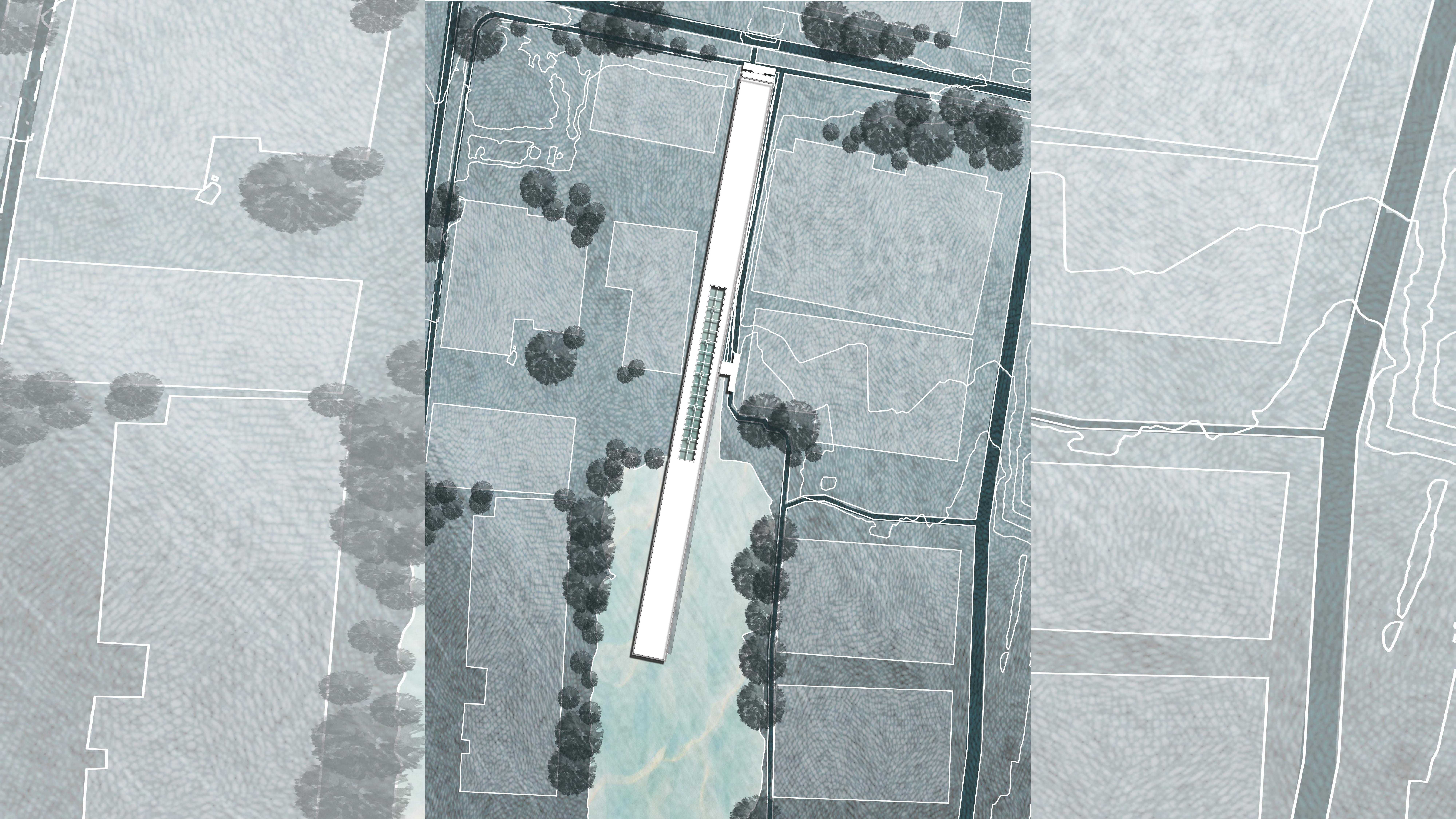 A site plan that explores the surrounding context of Alexandra Canal. 