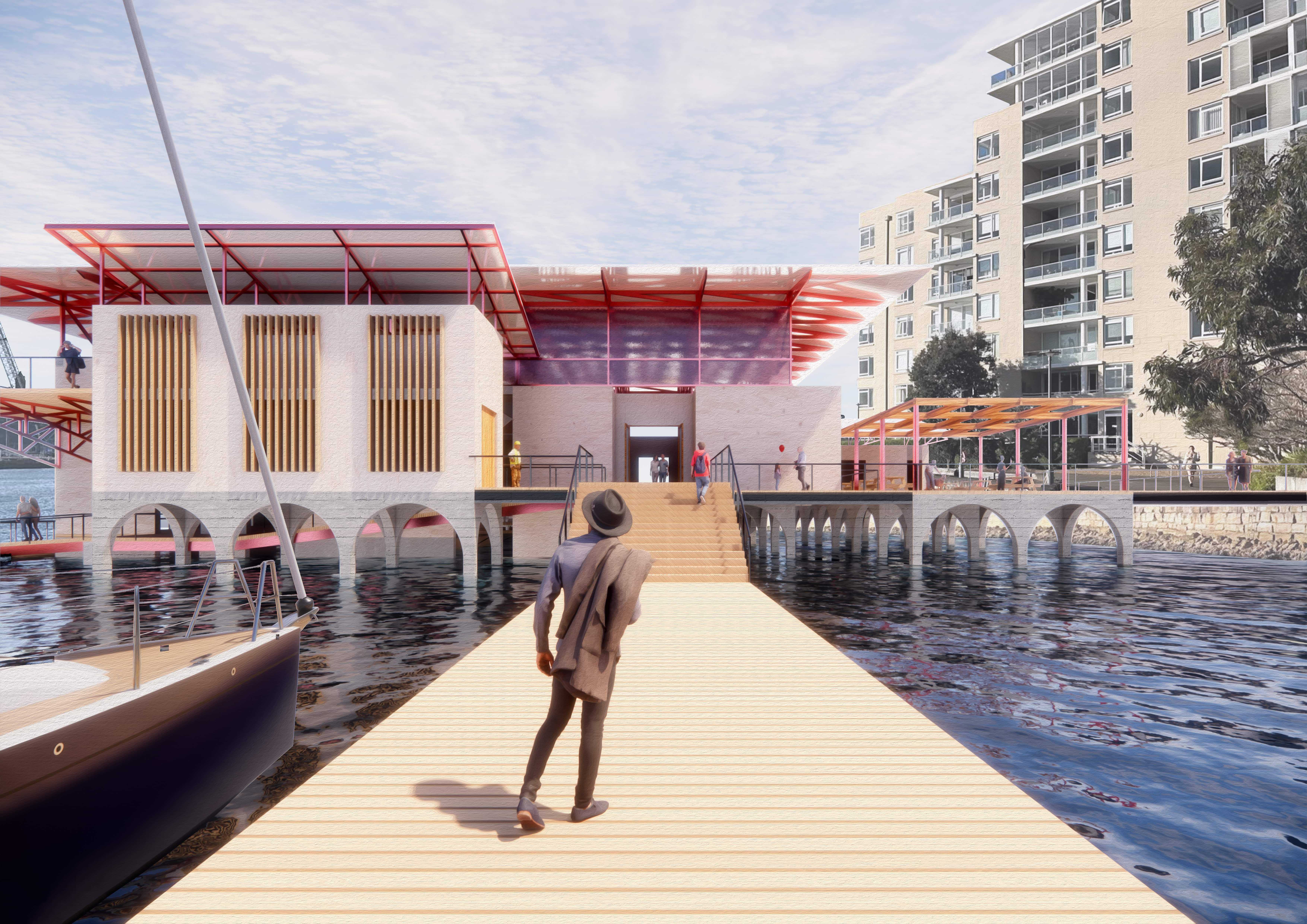 Entrance: As a dynamic space where not only finds the best response to the site but also actively engages with the site in a way that feels alive.