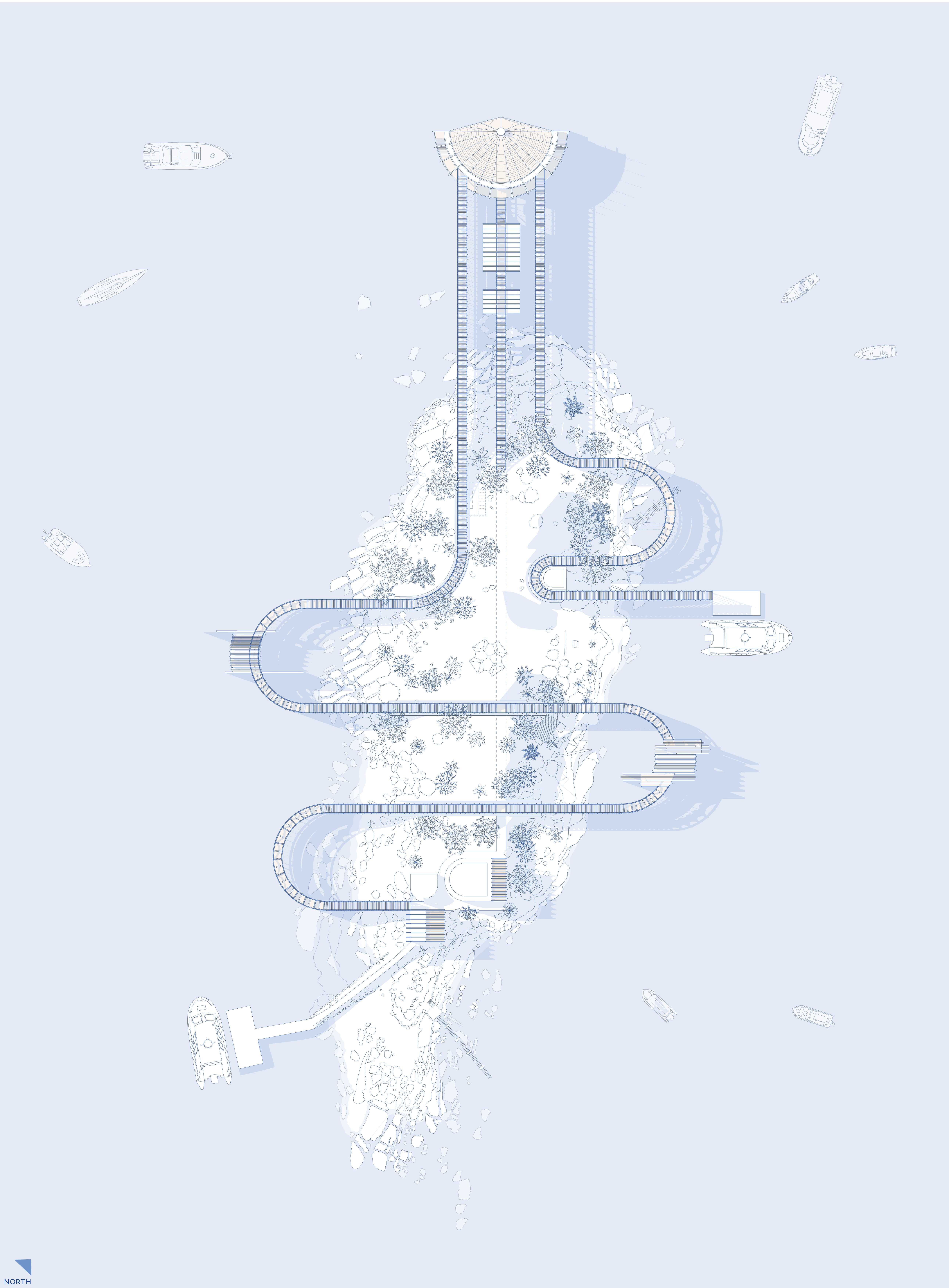 The Passage Site Plan: The Journey towards Catharsis.