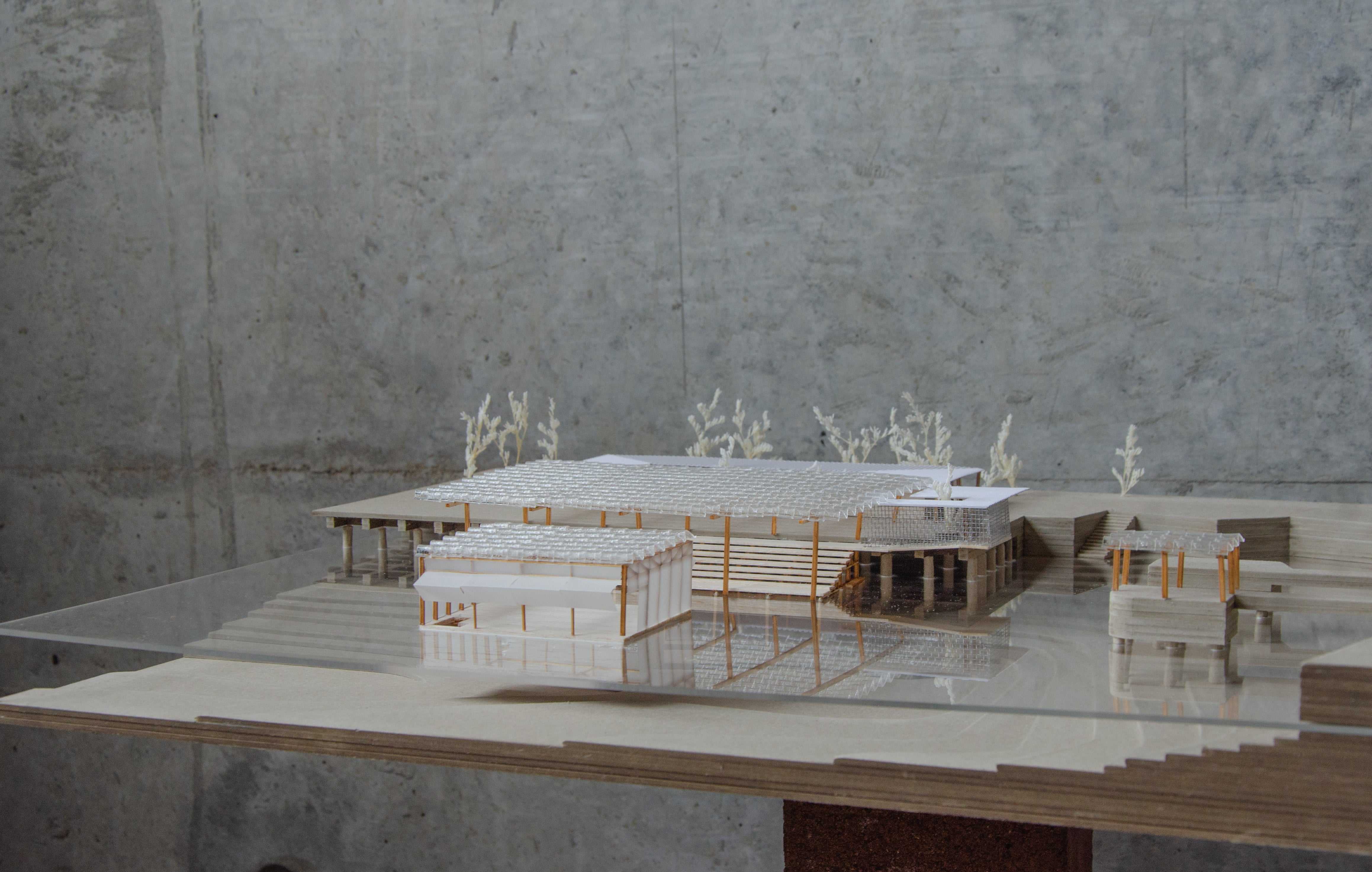 Mort Bay Community Theatre, 1:200 building model