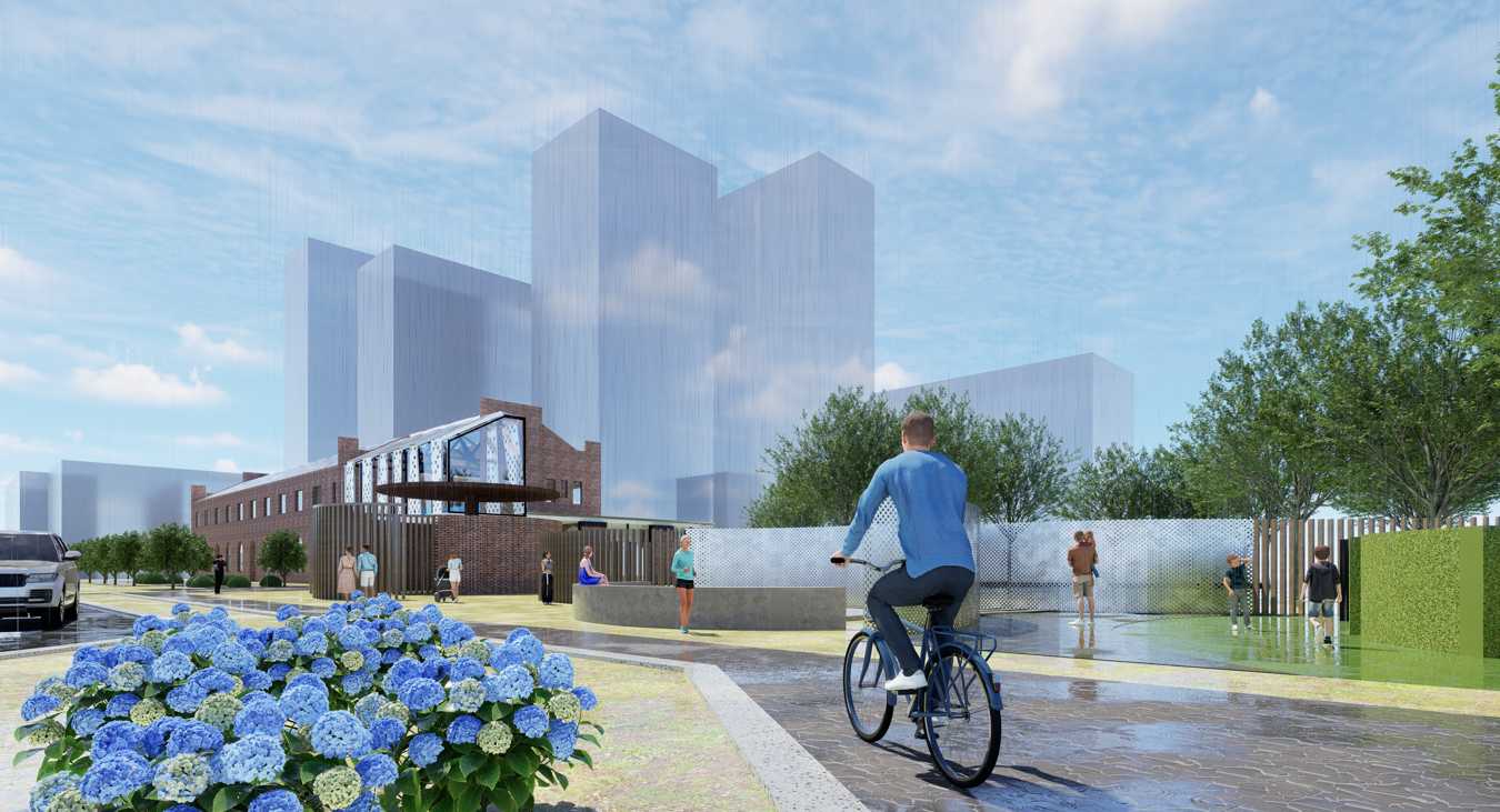 Building Forecourt and Open Space