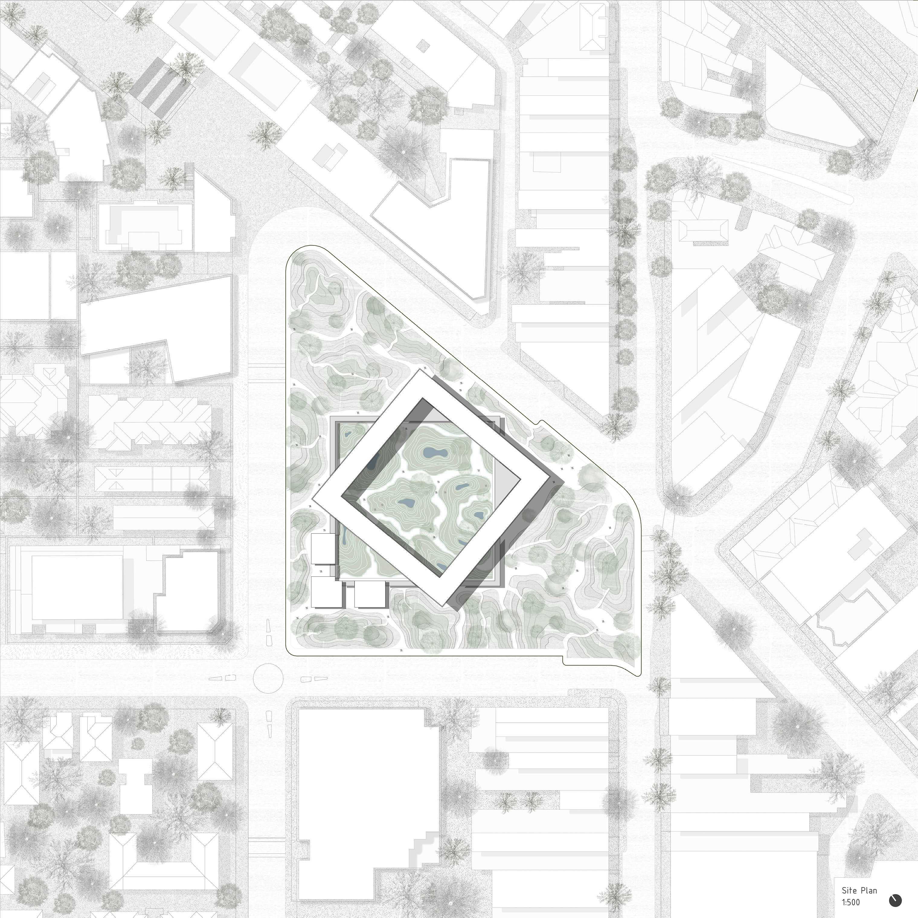 Site Plan- From Lush Tea gardens to the Museum